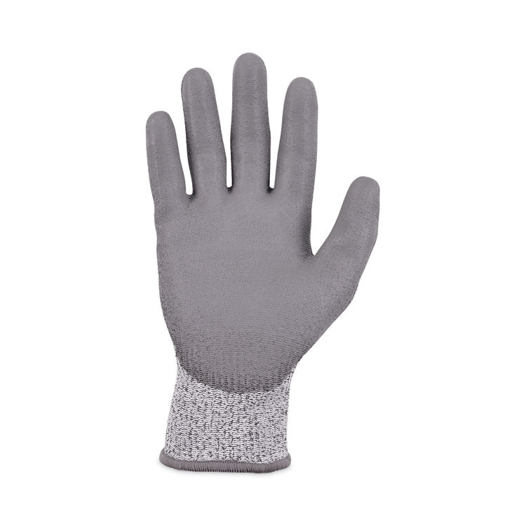 ProFlex 7030 ANSI A3 PU Coated CR Gloves, EN388: 4X42C, 9" Long, Small, Gray, 12 Pairs
