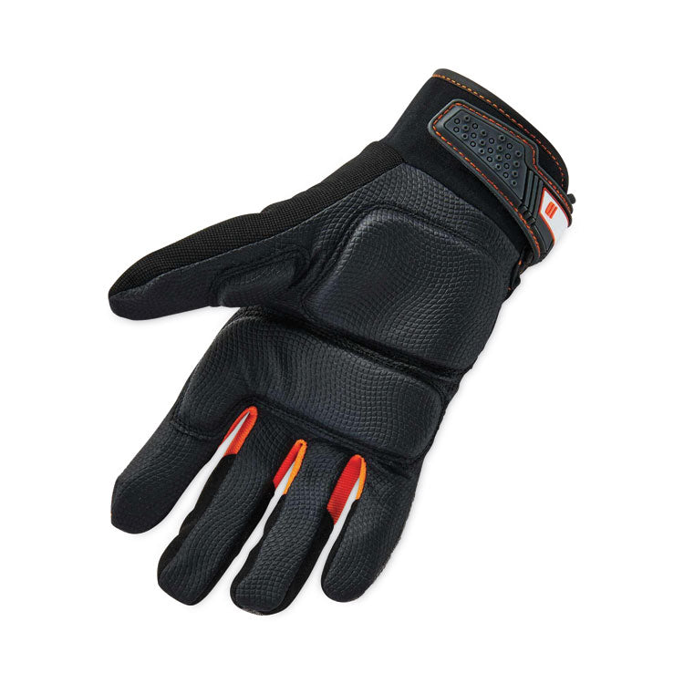ProFlex 9001 Full-Finger Impact Gloves, EN388: 1121X, Medium, Black, Pair