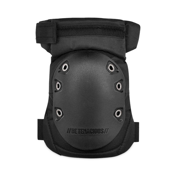 ProFlex 435HL Hinged Gel Knee Pad, Hard Cap, Hook and Loop Closure, One Size Fits Most, Black, Pair