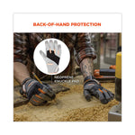 ProFlex 710 Heavy-Duty Mechanics Gloves, 9" Long, XX-Large, Gray, Pair