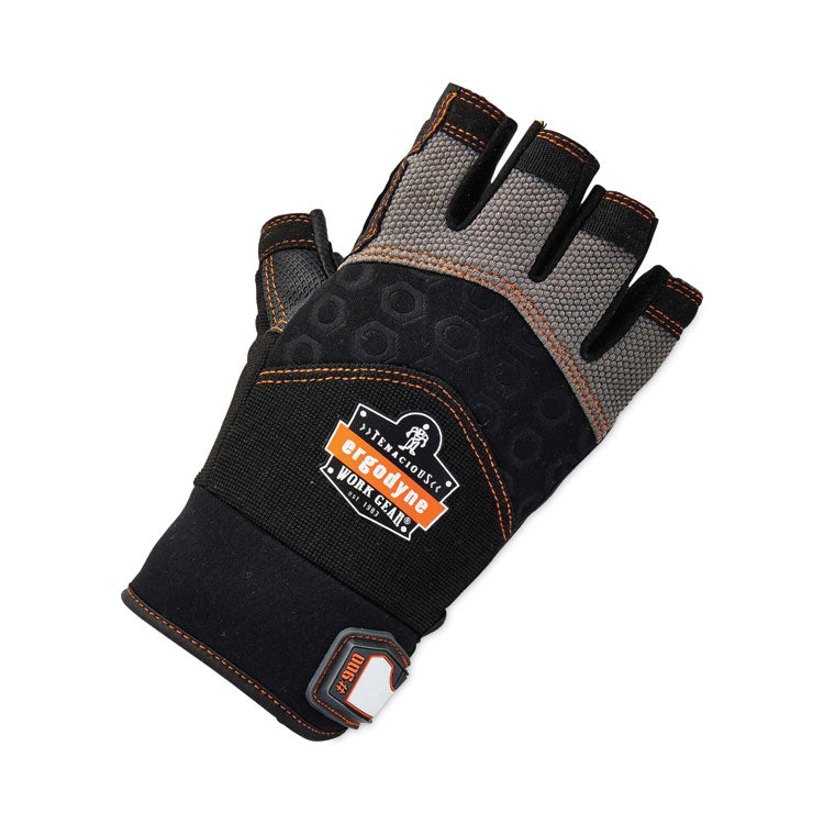 ProFlex 900 Half-Finger Impact Gloves, EN388: 1121X, X-Large, Black, Pair