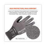ProFlex 7071 ANSI A7 PU Coated CR Gloves, EN388: 4X42F, 9" Long, X-Large, Gray, Pair