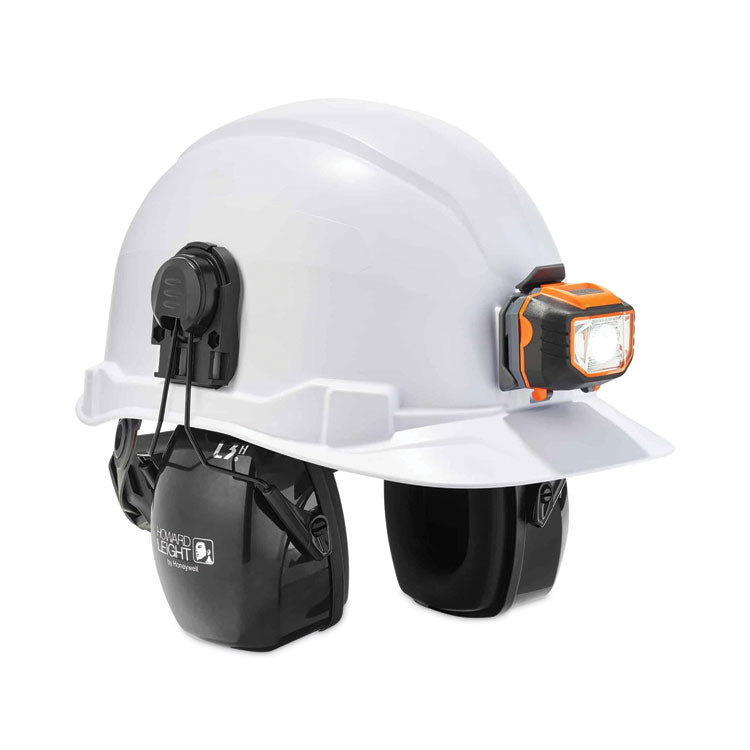 Skullerz 8970LED Class E Hard Hat Cap Style with LED Light, White