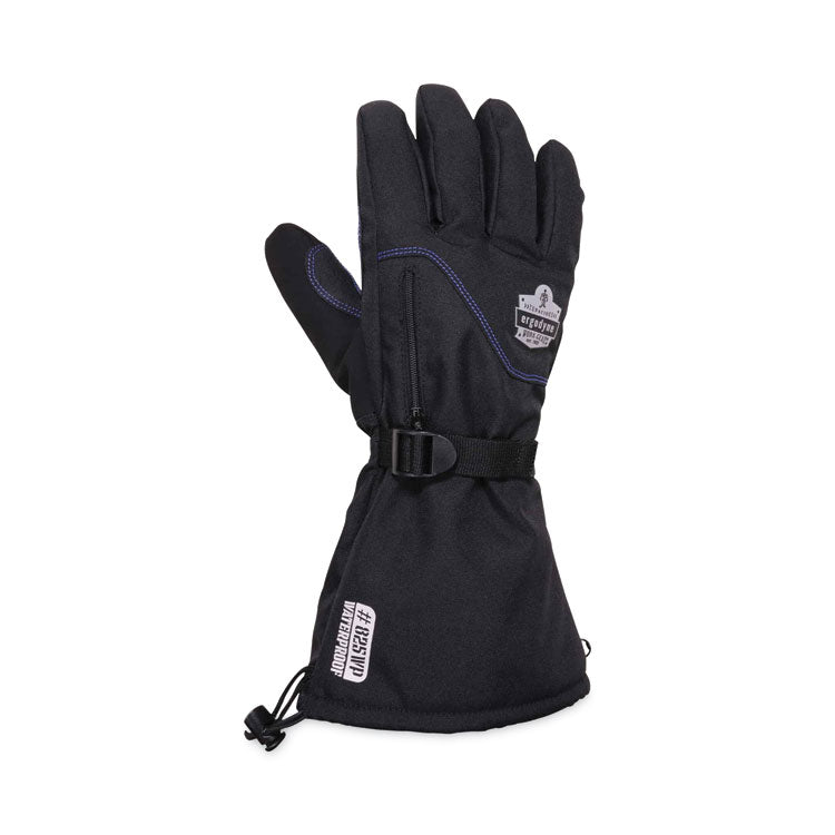 ProFlex 825WP Thermal Waterproof Winter Work Gloves, Small, Black, Pair