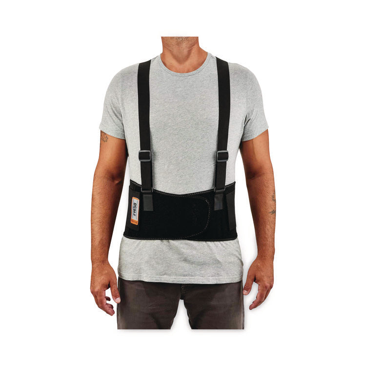ProFlex 1650 Economy Elastic Back Support Brace, 3X-Large, 46" to 52" Waist, Black