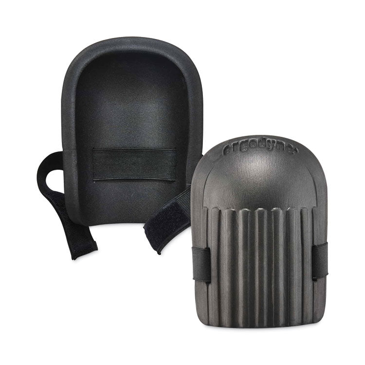 ProFlex 200 Light Duty Knee Pads, Short Cap, Buckle Closure, One Size Fits Most, Black, Pair
