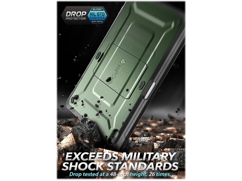 SUPCASE Unicorn Beetle PRO Shockproof Rugged Case for iPad mini 6, Dark Green (SUP-iPad2021-8.3-UBPro-SP-Guldan)