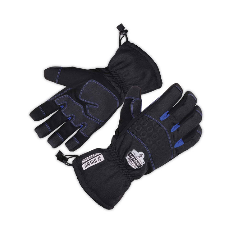 ProFlex 819WP Extreme Thermal WP Gloves, EN388: 4222B, 9" Long, Large, Black, Pair