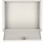 Adiroffice Steel Multipurpose Large Size Suggestion Drop Box Interoffice Mailbox, White (631-03-WHI)