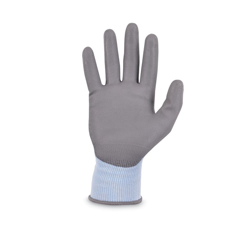 ProFlex 7025 ANSI A2 PU Coated CR Gloves, EN388: 2X42B, 9" Long, XX-Large, Blue, Pair