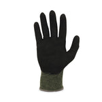 ProFlex 7042 ANSI A4 Nitrile-Coated CR Gloves, EN388: 4X41D, 9" Long, Small, Green, Pair