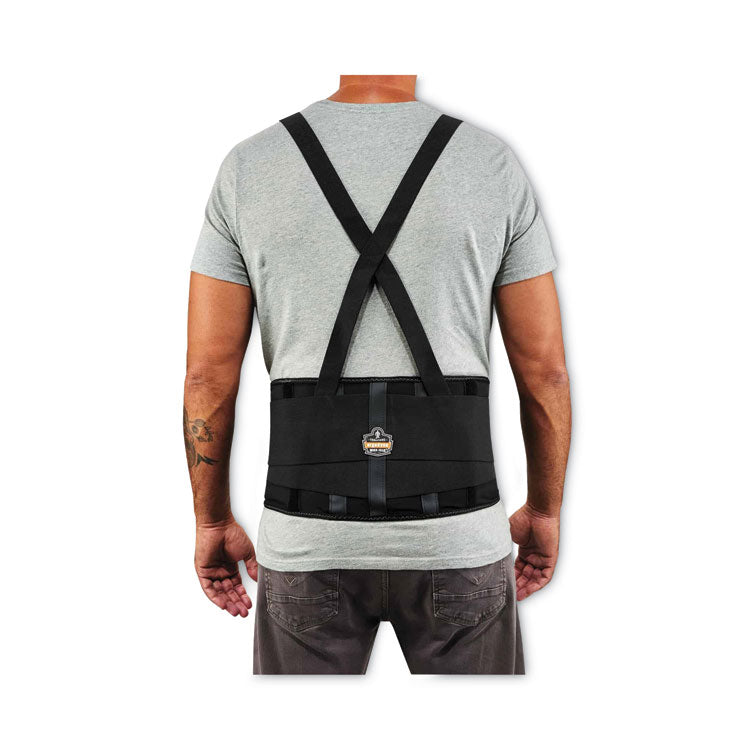 ProFlex 100 Economy Spandex Back Support Brace, 2X-Large, 42" to 46" Waist, Black