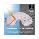 Skullerz 8975V Class C Safety Helmet with 8991 Visor Kit, Clear Lens, 6 Point Ratchet Suspension, White