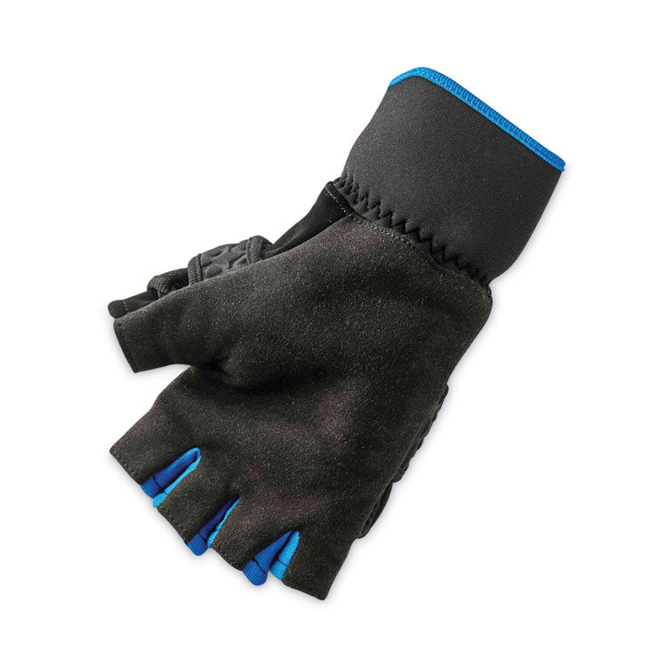 ProFlex 816 Thermal Flip-Top Gloves, EN388: 3423X, 9" Long, Small, Black, Pair