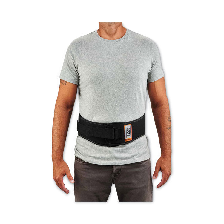 ProFlex 1500 Weight Lifters Style Back Support Belt, 2X-Large, 42" to 46" Waist, Black