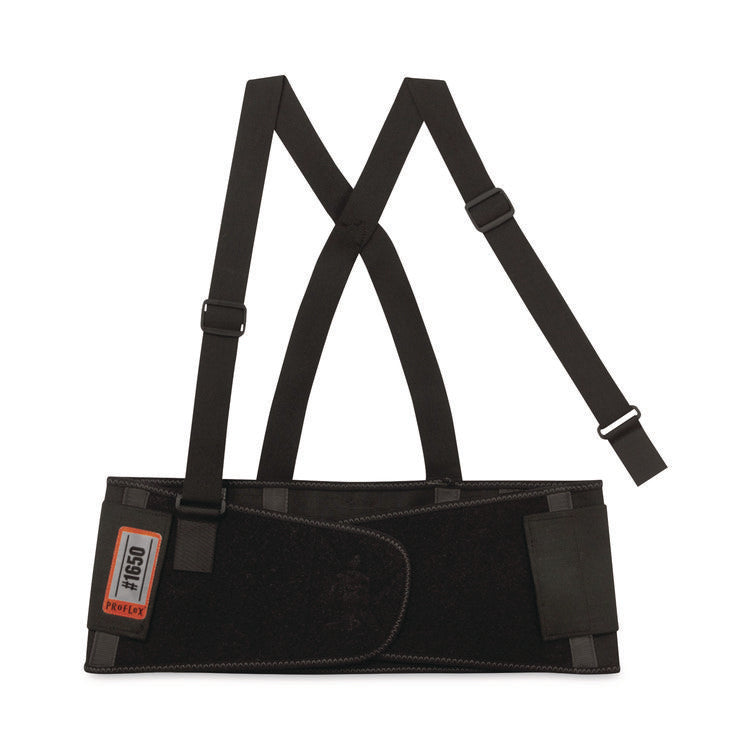 ProFlex 1650 Economy Elastic Back Support Brace, 3X-Large, 46" to 52" Waist, Black