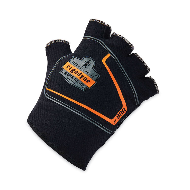 ProFlex 800 Glove Liners, 9" Long, Large, Black, Pair