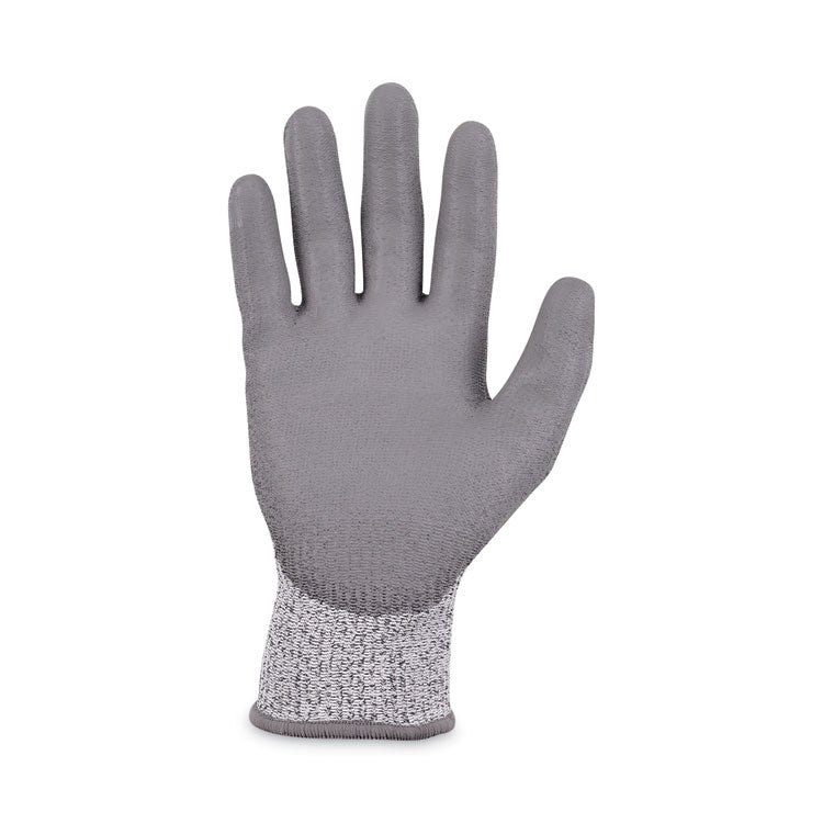 ProFlex 7030 ANSI A3 PU Coated CR Gloves, EN388: 4X42C, 9" Long, Medium, Gray, 12 Pairs