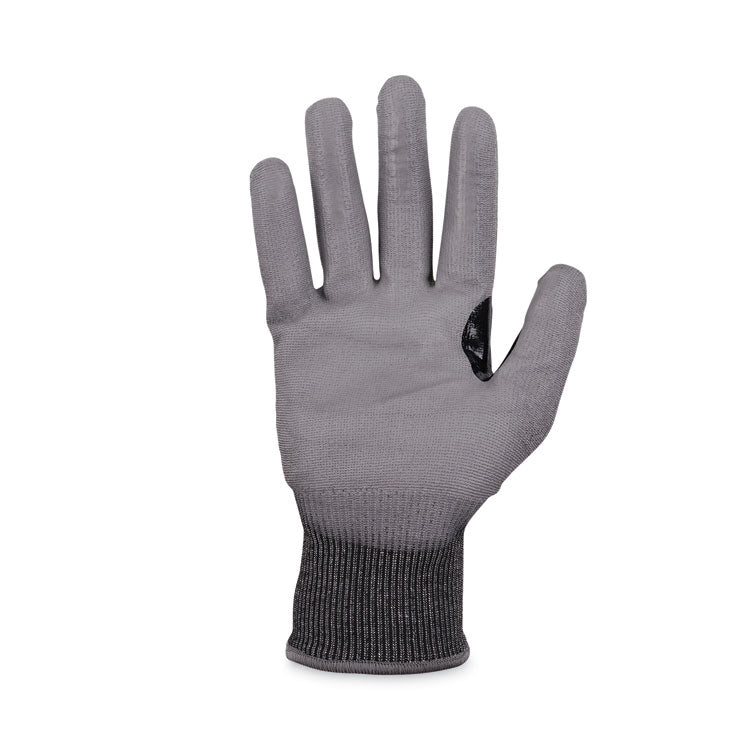 ProFlex 7071 ANSI A7 PU Coated CR Gloves, EN388: 4X42F, 9" Long, Medium, Gray, Pair