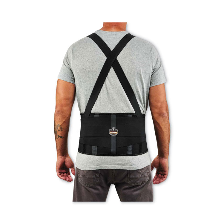 ProFlex 1100SF Standard Spandex Back Support Brace, Large, 34" to 38" Waist, Black