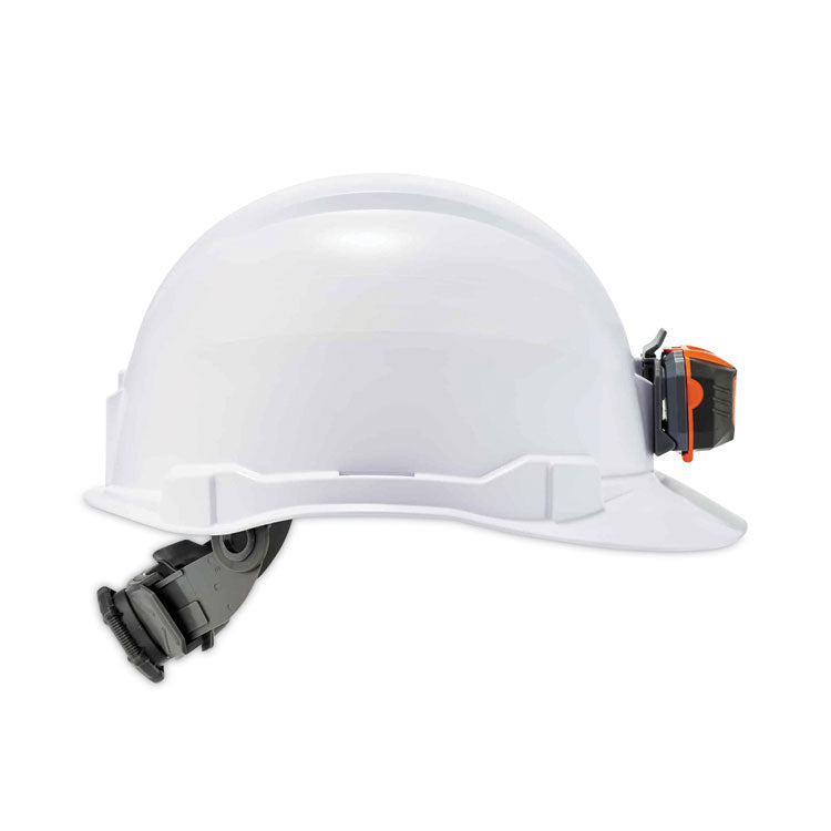 Skullerz 8970LED Class E Hard Hat Cap Style with LED Light, White