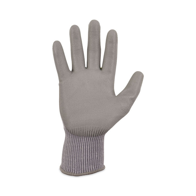ProFlex 7024 ANSI A2 PU Coated CR Gloves, EN388: 4X42B, 9" Long, Medium, Gray, Pair