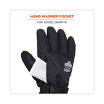 ProFlex 825WP Thermal Waterproof Winter Work Gloves, Large, Black, Pair