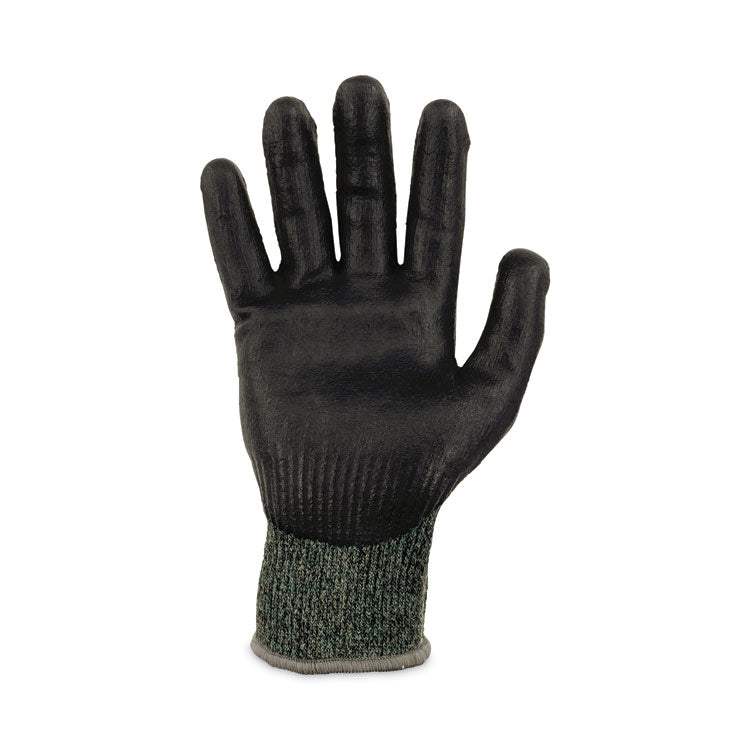 ProFlex 7070 ANSI A7 Nitrile Coated CR Gloves, EN388: 4X42F, 9" Long, XX-Large, Green, Pair