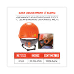 Skullerz 8975-MIPS Class C Safety Helmet with MIPS Elevate Ratchet Suspension, Orange