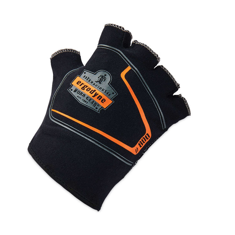 ProFlex 800 Glove Liners, 9" Long, Small/Medium, Black, Pair