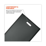 ProFlex 386 Large Foam Kneeling Pad, 0.5", Large, Black