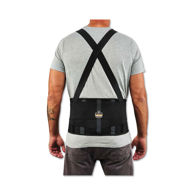 ProFlex 1100SF Standard Spandex Back Support Brace, 4X-Large, 52" to 58" Waist, Black
