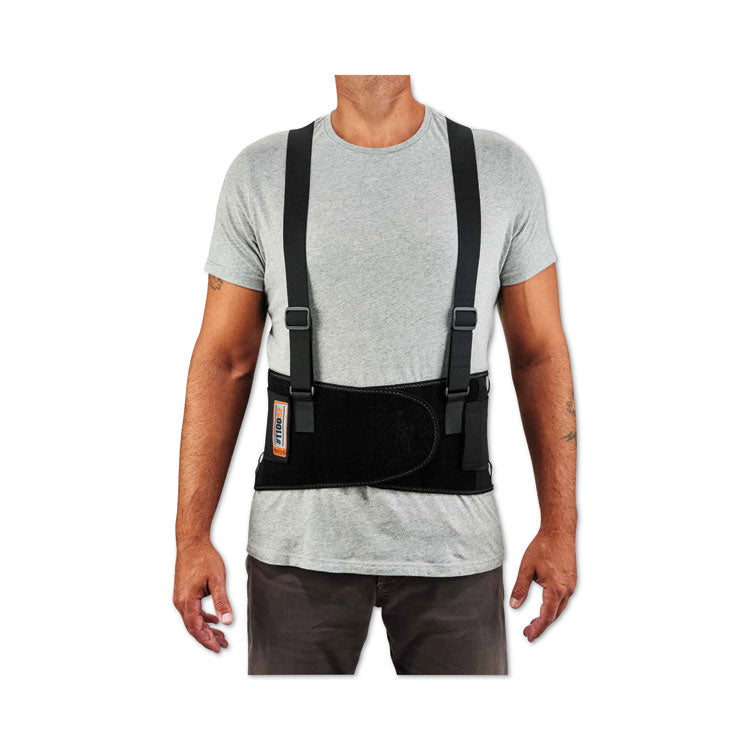 ProFlex 1100SF Standard Spandex Back Support Brace, Large, 34" to 38" Waist, Black