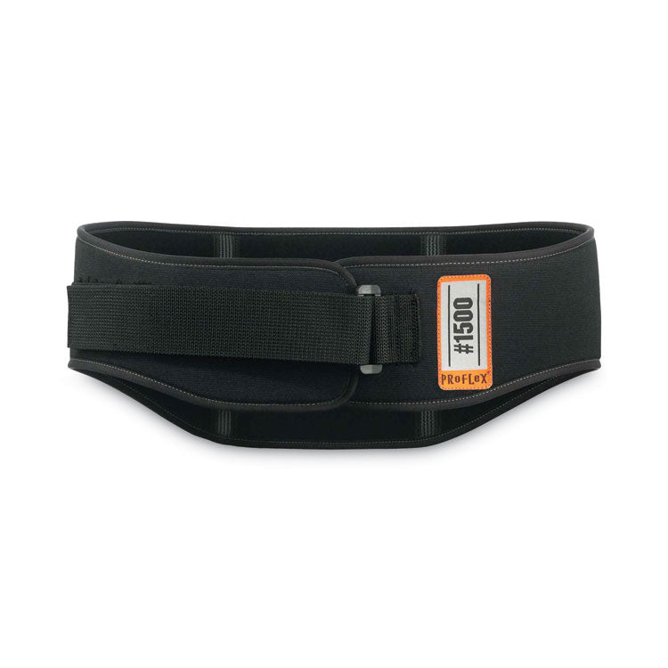 ProFlex 1500 Weight Lifters Style Back Support Belt, Medium, 30" to 34" Waist, Black