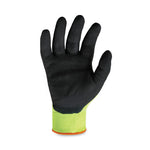 ProFlex 7021 Hi-Vis Nitrile-Coated CR Gloves, EN388: 4342B, 9.25" Long, Large, Lime, 144 Pairs/Carton