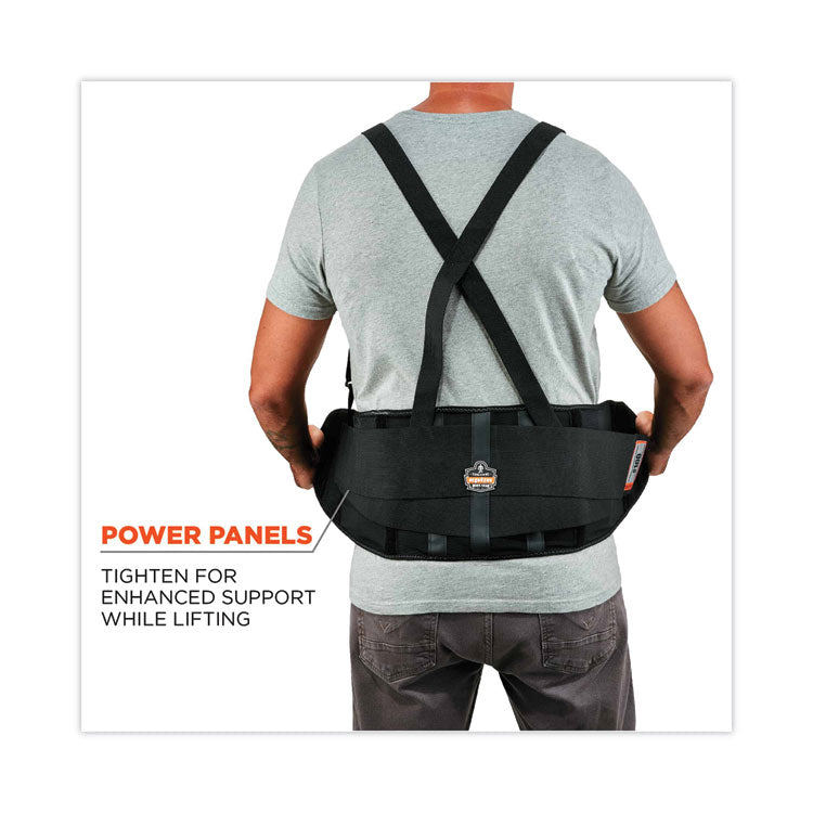 ProFlex 100 Economy Spandex Back Support Brace, X-Small, 20" to 25" Waist, Black