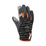 ProFlex 821 Smooth Surface Handling Gloves, Medium, Black, Pair