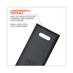 ProFlex 376 Small Foam Kneeling Pad, 0.5", Small, Black