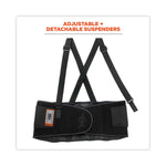 ProFlex 100 Economy Spandex Back Support Brace, Small, 25" to 30" Waist, Black