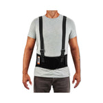 ProFlex 1600 Standard Elastic Back Support Brace, 4X-Large, 52" to 58" Waist, Black