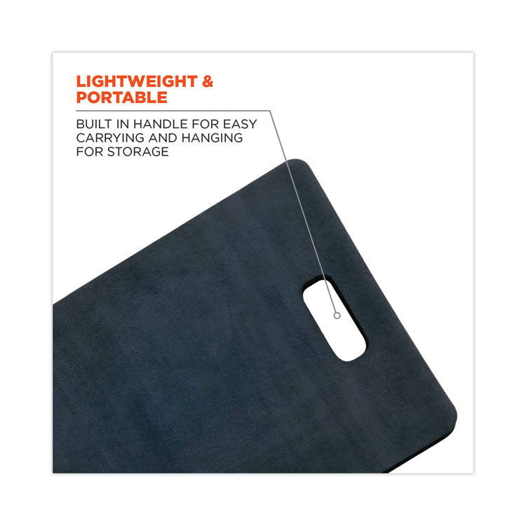 ProFlex 380 Standard Foam Kneeling Pad, 1", Medium, Black