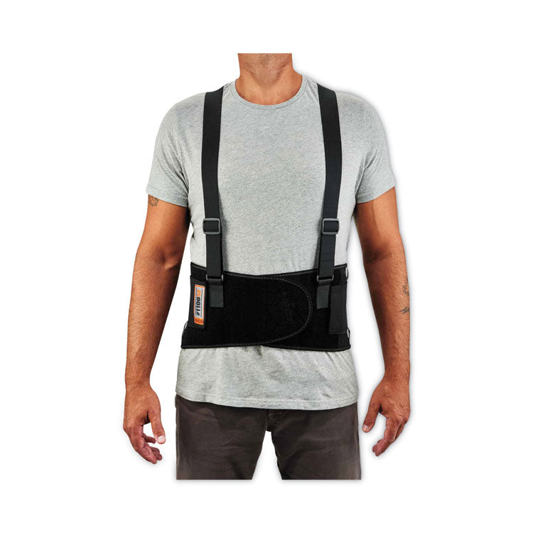 ProFlex 1100SF Standard Spandex Back Support Brace, 3X-Large, 46" to 52" Waist, Black
