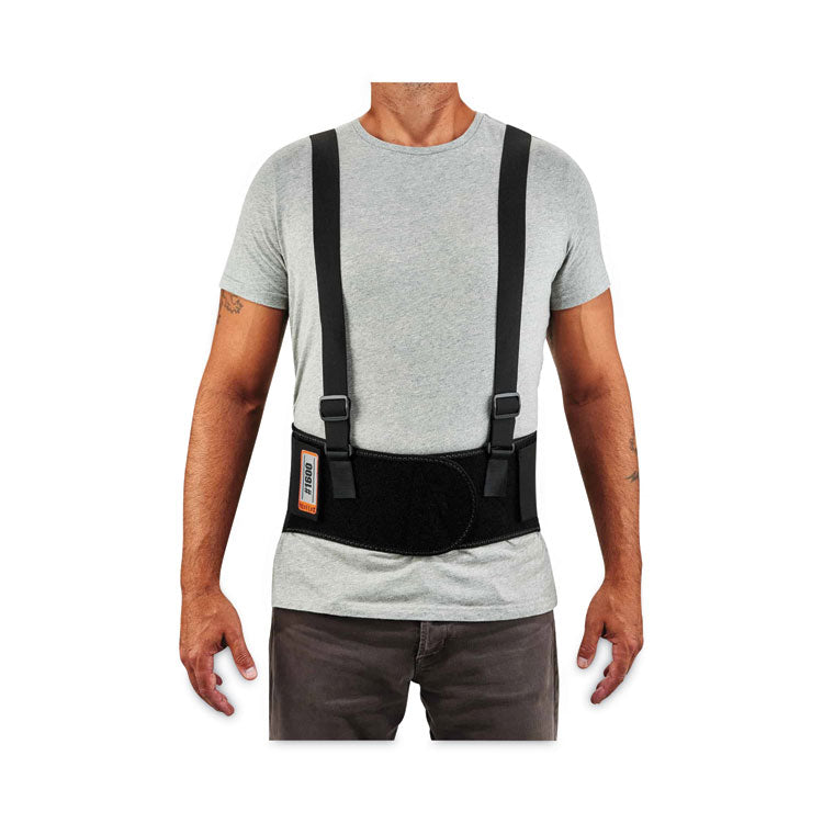 ProFlex 1600 Standard Elastic Back Support Brace, 3X-Large, 46" to 52" Waist, Black
