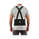 ProFlex 1650 Economy Elastic Back Support Brace, 4X-Large, 52" to 58" Waist, Black
