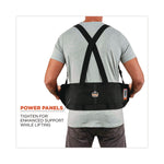ProFlex 1650 Economy Elastic Back Support Brace, 4X-Large, 52" to 58" Waist, Black