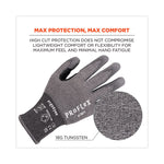ProFlex 7071 ANSI A7 PU Coated CR Gloves, EN388: 4X42F, 9" Long, Small, Gray, Pair
