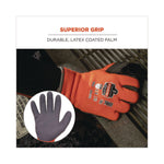 ProFlex 7401-CASE Coated Lightweight Winter Gloves, EN388: 2131X, 9" Long, Medium, Orange, Pair