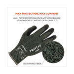 ProFlex 7070 ANSI A7 Nitrile Coated CR Gloves, EN388: 4X42F, 9" Long, X-Large, Green, Pair