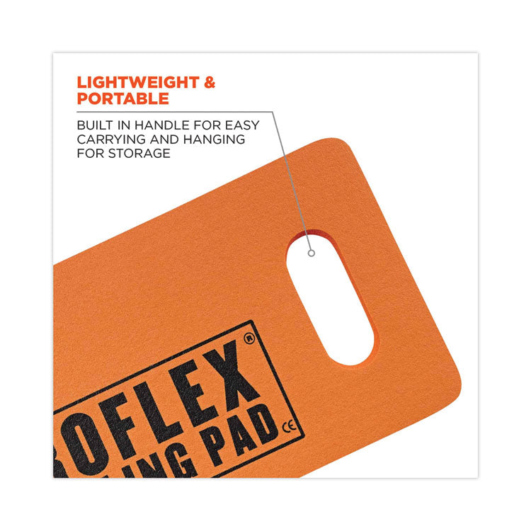 ProFlex 375 Small Foam Kneeling Pad, 1", Small, Orange