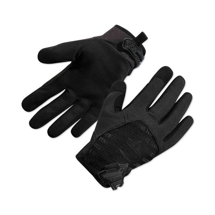 ProFlex 812BLK High-Dexterity Black Tactical Gloves, 9" Long, XX-Large, Black, Pair